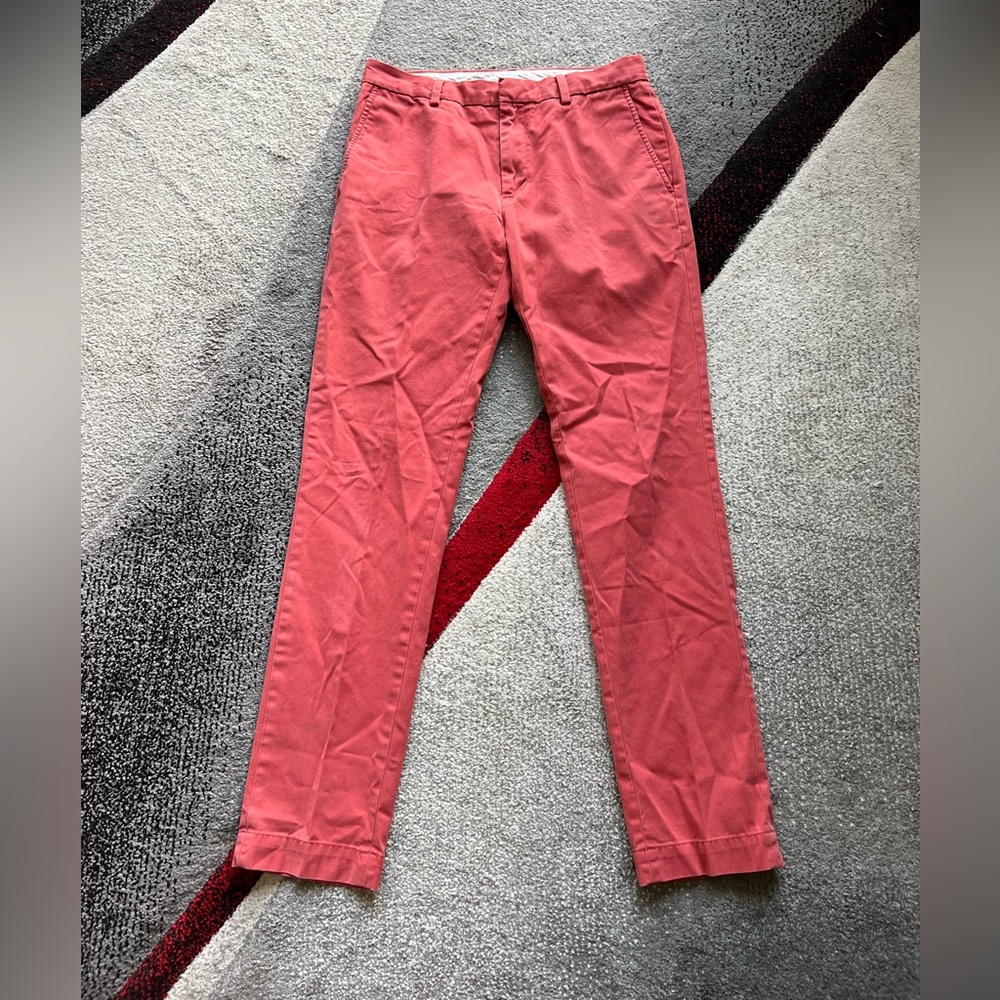 Banana Republic Rusted Orange Fulton Skinny Chino